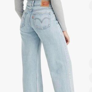 Levi's Women's Sky Blue Flare Jeans